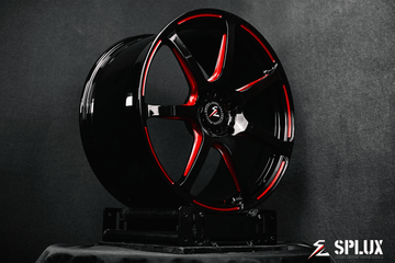 Upgrade your 2025 Stingray with Splux SF-07 C8 aftermarket wheels, available in 20-inch or 21-inch 1-piece designs.