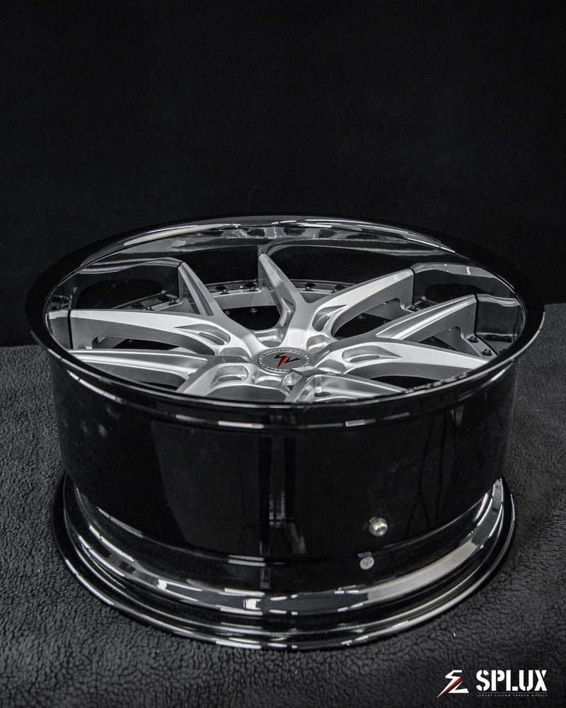 Performance-focused 22-inch SD-02 forged wheels for Tesla Model X Plaid facelift