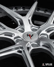 Unplugged Performance carbon ceramic brake kit with SD-02 forged wheels Tesla X