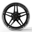 Dodge Challenger 5-spoke 20-inch wheels by SA-01.Chrome and black rims also fit Volvo XC90, Porsche,Camaro and Dodge Hellcat.