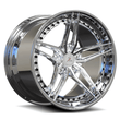 18x7 white 5 spoke wheels. pvd chrome barrel wheels with free shipping. 5 spoke chrome wheels from splux.