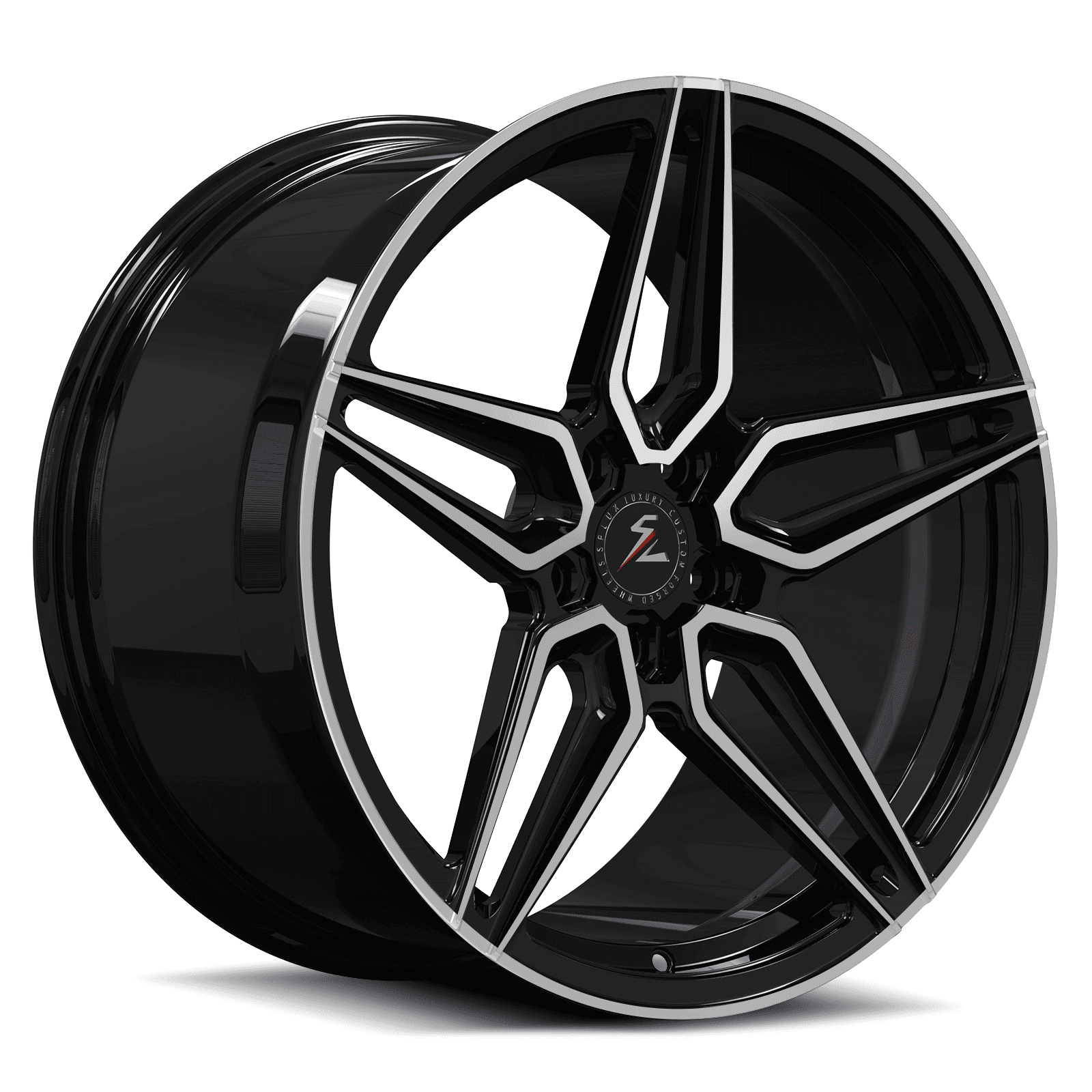 5-spoke forged wheels from Splux Monoblock SA-01M. Free shipping to most U.S. locations and a lifetime structural warranty.