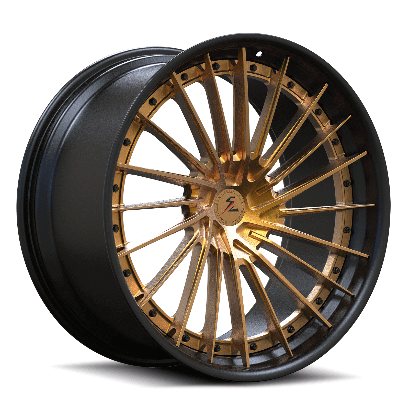 cls 63 amg with bronze and black,19 inch,Splux SA-04 custom forged 2-piece multi-spoke wheels,great aftermarket rims