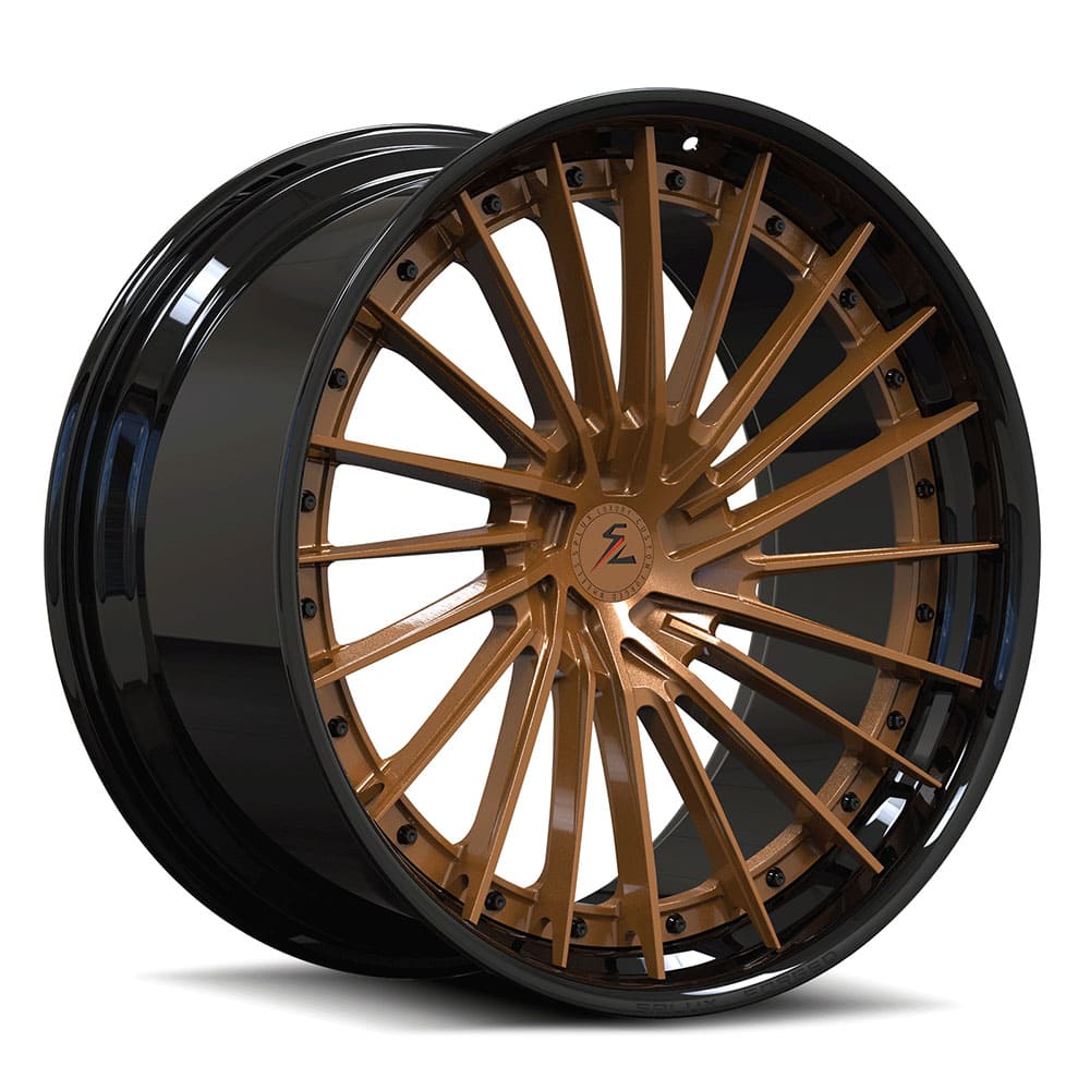 20x9 bronze wheels, 5x114.3 bolt pattern for Mercedes, designed with performance and deep dish customization.