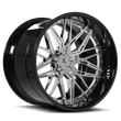 Deep Dish Wheels for Challenger Hellcat in Black Chrom,100% Fitment Guarantee,Custom-Tailored for Dodge Challenger Hellcat.