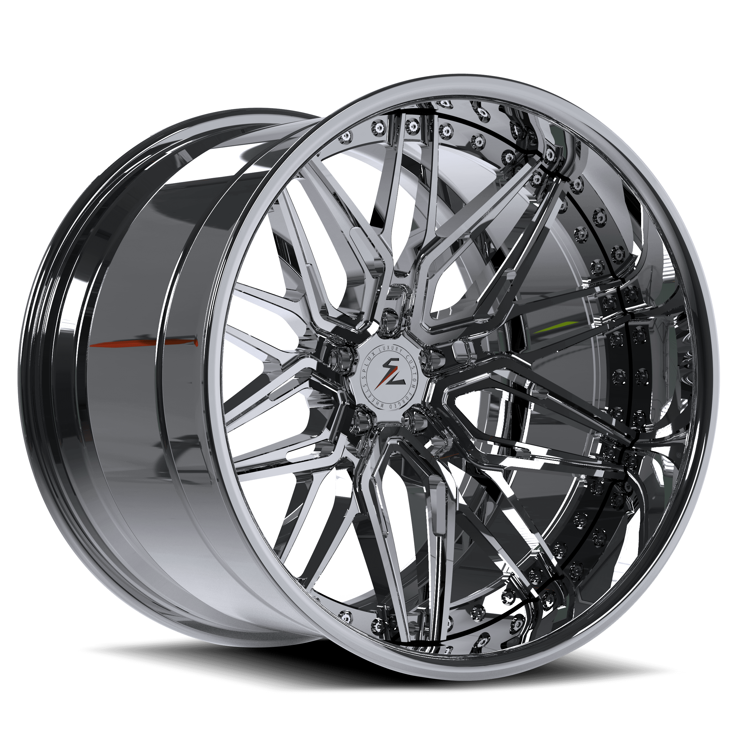 Cadillac Aftermarket Deep Dish Wheels – Super Shiny Chrome Finish for Escalade, Available in 17-26 Inches.