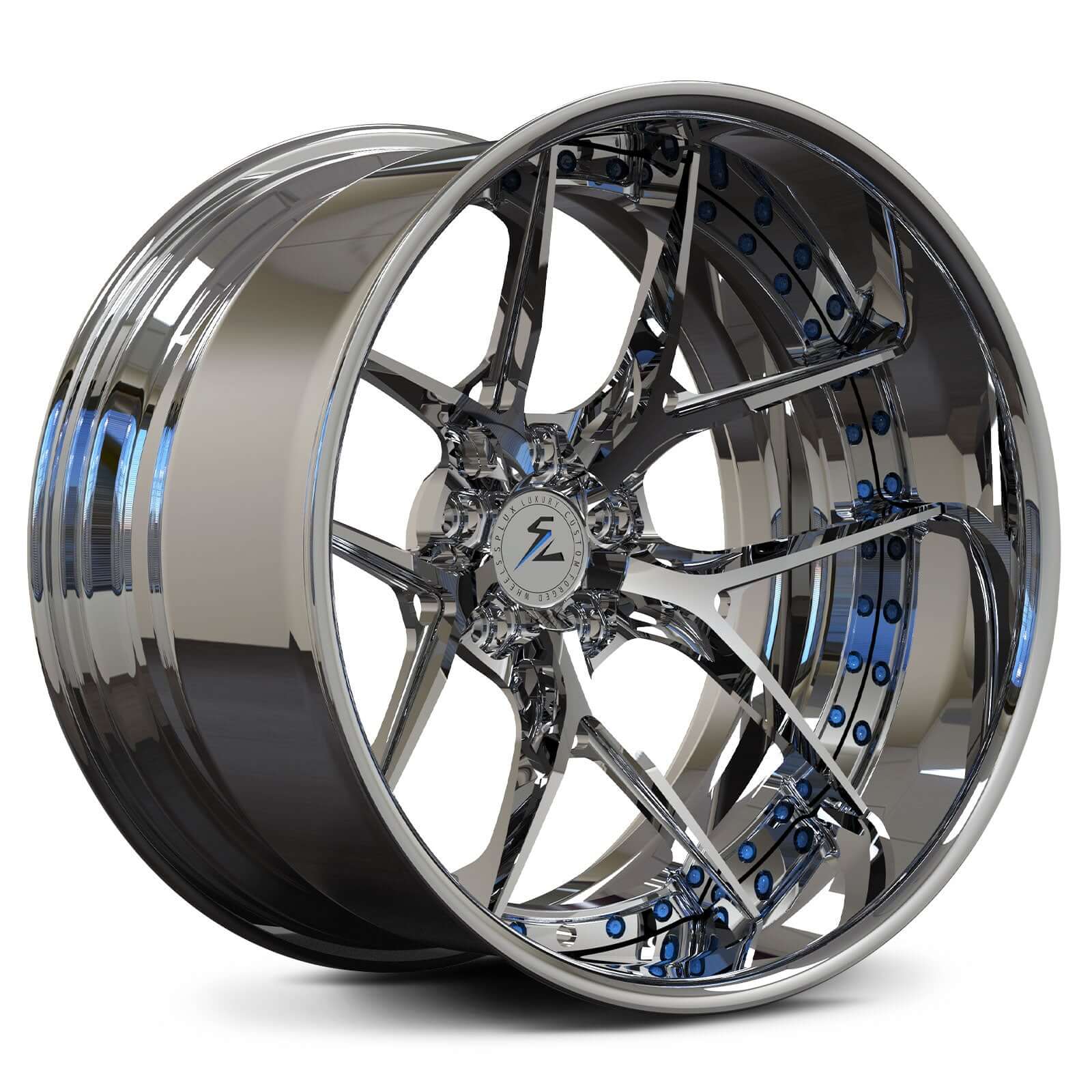 Deep dish Honda rims with chrome finish, JDM aftermarket wheels for Honda Civic Type R, and deep dish chrome wheels for sale.
