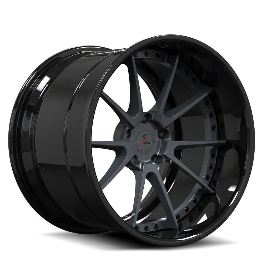 Customizable Deep dish 5-lug rims for C6 and C8 Z06 Corvette. 20 x 12 White silverado black deep lip rims fit truck perfectly