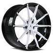 Splux SF-06 custom forged monoblock wheels for Tesla Model S, 22-inch super lightweight pearl white or black aftermarket design.