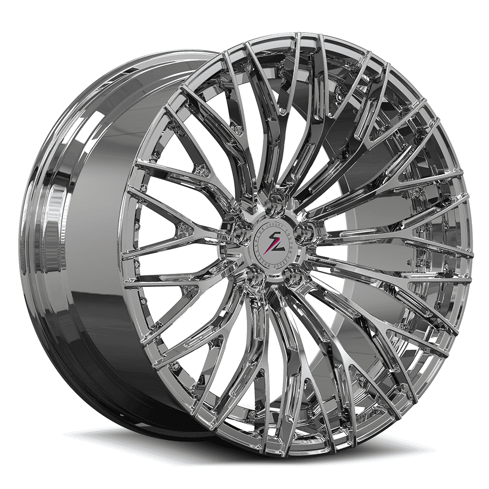 The Best Aftermarket Wheels for Lotus Elise,Lamborghini,Rolls Royce Spectre,Phantom, featuring a Deep Concave Chrome Finish.