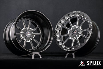 1978 Holden Torana LX hatch wheels with SD-20 satin black front angle view