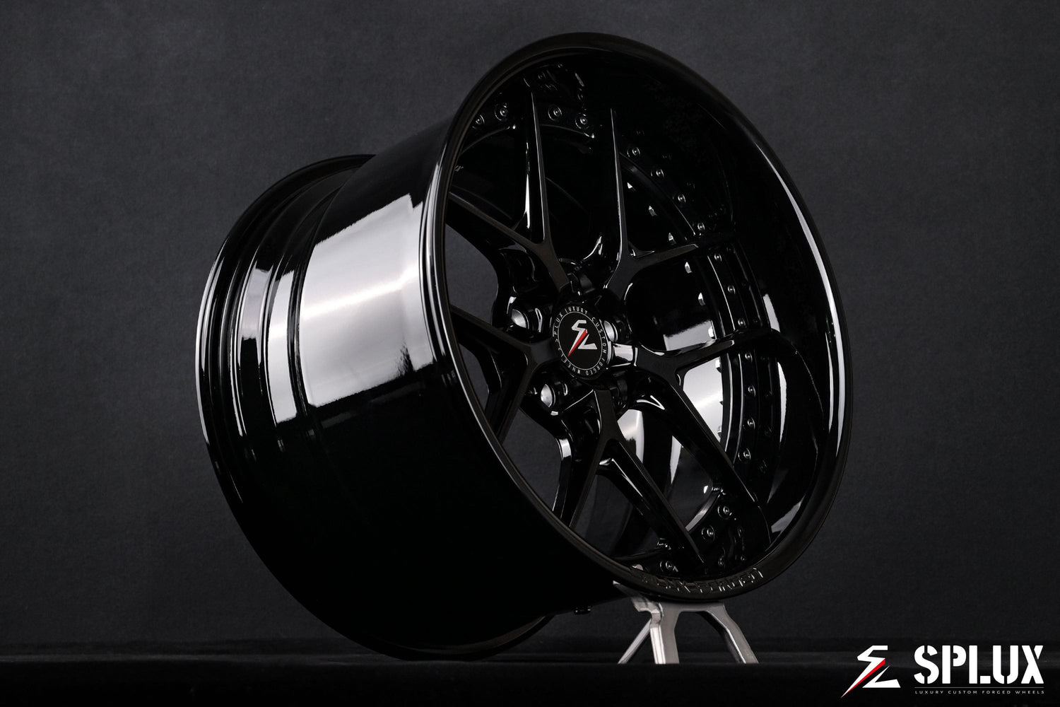 1969 ford f100 wheels with SD-02 forged 2-piece deep-dish rims in piano black