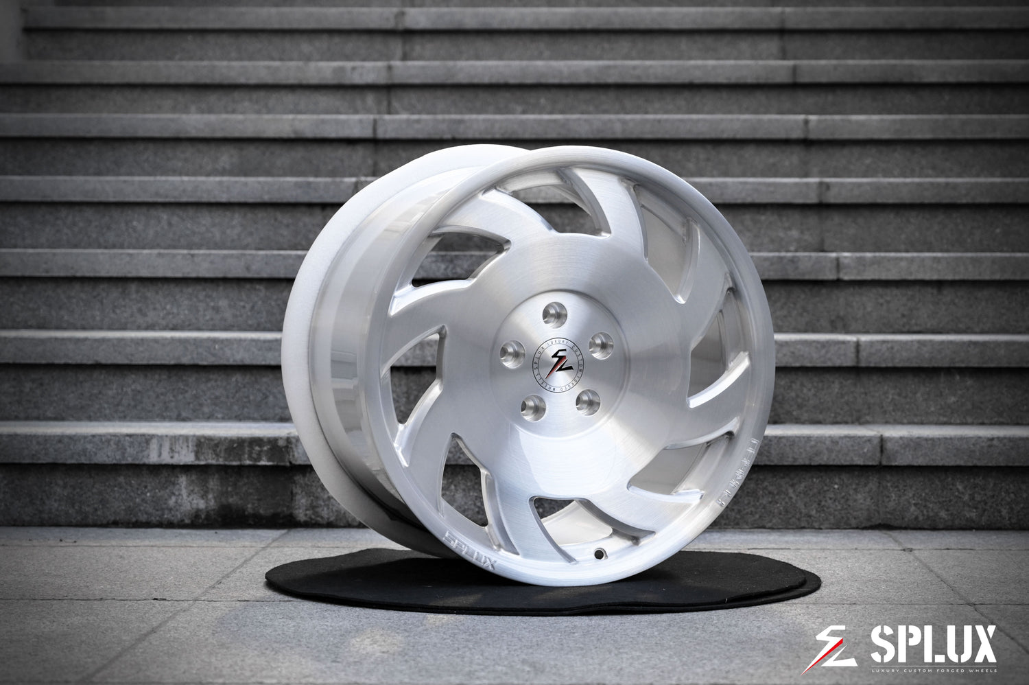 18 inch wheels on c4 corvette with SA-10 forged 1-piece wheels in brushed aluminum on a 1994 Chevrolet Corvette C4