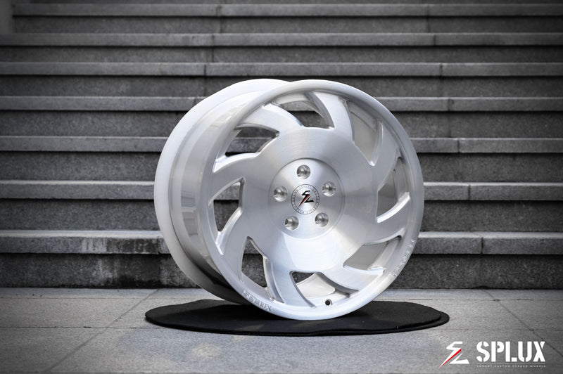 18 inch wheels on c4 corvette with SA-10 forged 1-piece wheels in brushed aluminum on a 1994 Chevrolet Corvette C4