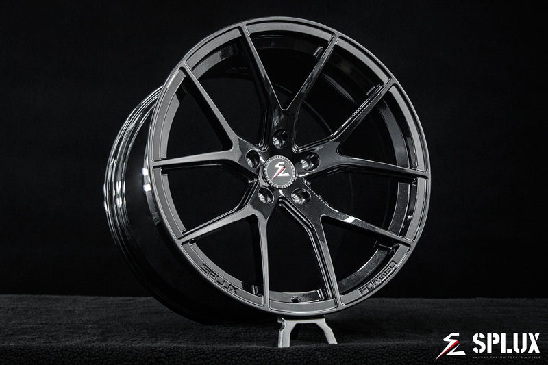 Best aftermarket wheel for C7 Grand Sport Corvette: SC-04M forged monoblock in Carbon Flash Metallic