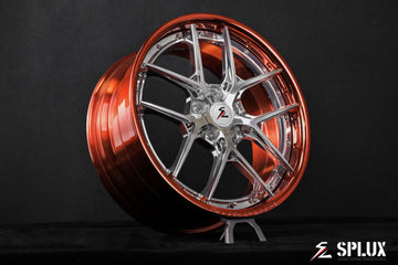 bmw x2 wheels on a 2021 BMW X2 xDrive28i with SD-02 forged 2-piece wheels in polished rose gold