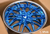 Rear view showing SD-01 18x10.5 Pontiac Firebird 2001 new rims custom forged