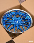 Side profile of Firebird custom wheels SD-01 forged deep dish design