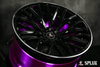 Splux SL-C22 black and purple 20-inch concave custom forged 2-piece luxury aftermarket rims for 2009 Audi A5