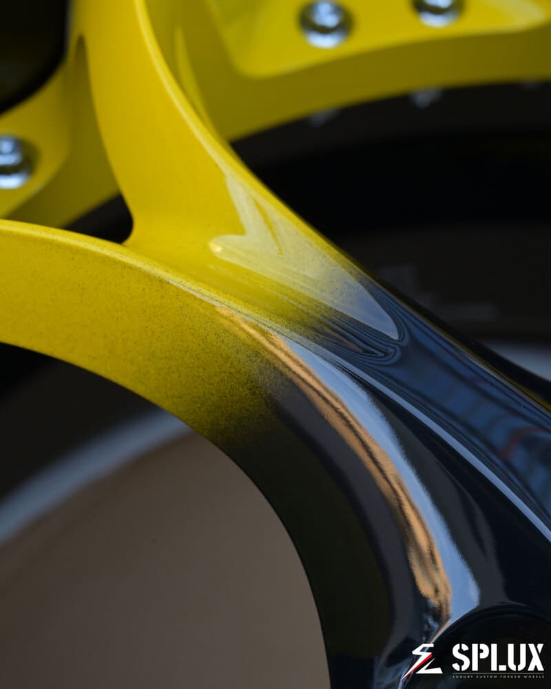 SD-03 forged wheel construction showing 2-piece design for C7 Corvette custom build.