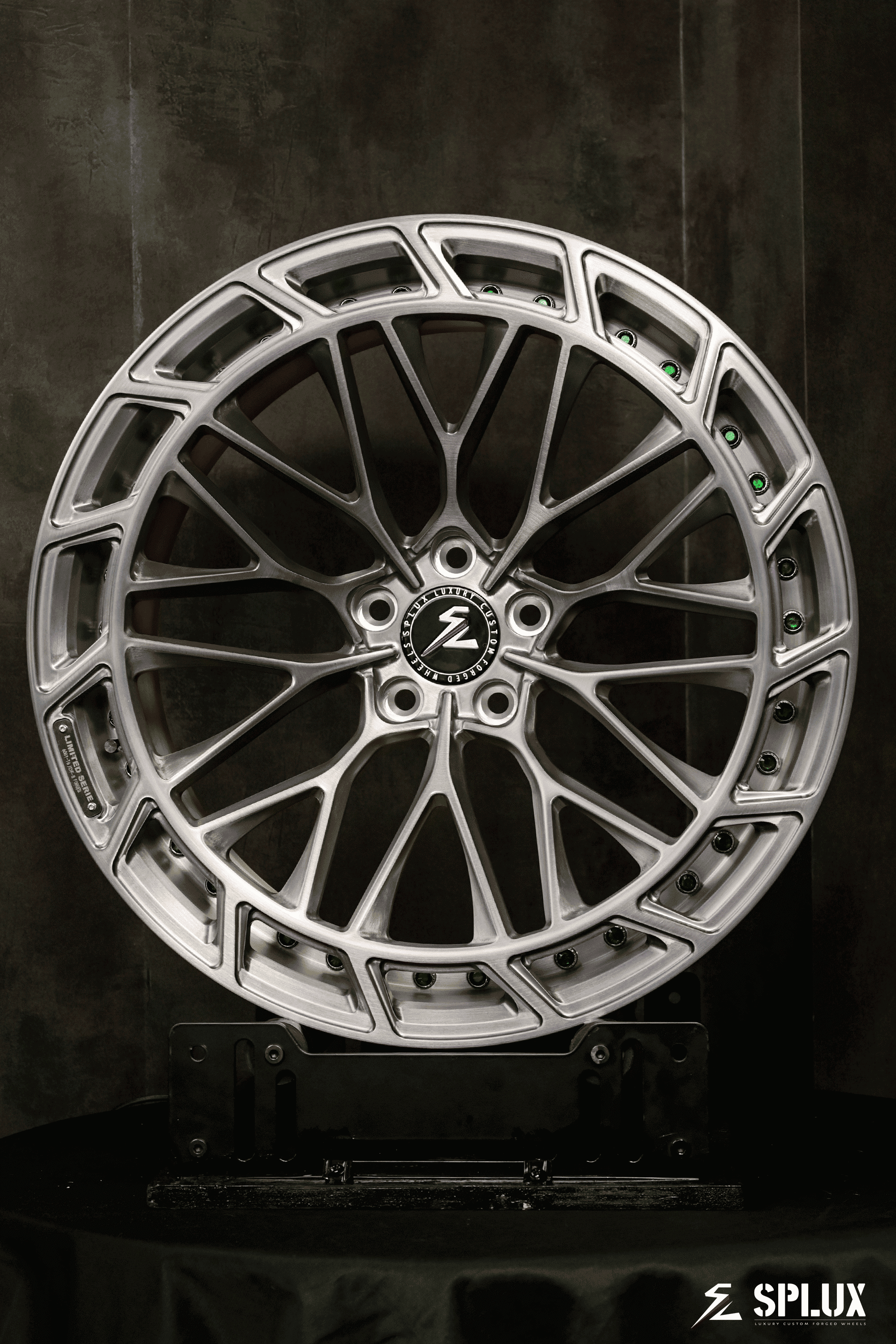 2015 BMW E90 M3 wheels in silver and gold with Splux SL-C12 custom forged 2-piece concave luxury aftermarket rims