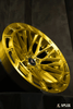 2015 BMW E39 M5 wheels, 20-inch, concave in gold and black, custom forged 2-piece luxury aftermarket rims by Splux.
