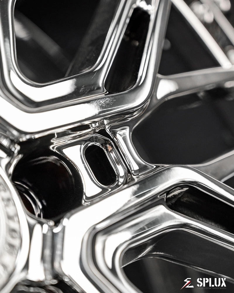 SD-01 forged chrome deep dish 2-piece wheels for Dodge Challenger R/T Plus 2020