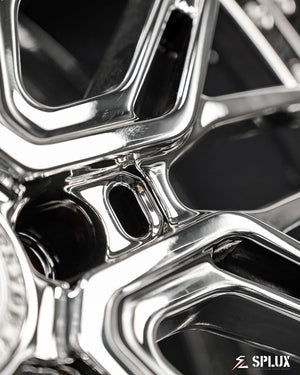 SD-01 forged chrome deep dish 2-piece wheels for Dodge Challenger R/T Plus 2020