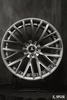 Splux SL-C22 2023 BMW M3 wheels, 20inch concave custom forged 2-piece options, grey, gunmetal, and bronze aftermarket finishes.