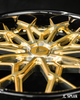 Polished SD-08 forged deep dish wheels for Widebody C8 Corvette – design your own wheels