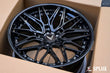 Front view of 2024 Corvette C8 Convertible with SC-02 forged concave wheels 20x9.5 – design your own wheels