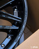 Perfect 20x9.5 / 21x12 fitment of SC-02 forged concave wheels on C8 Corvette Convertible