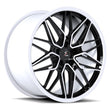 SA-02 aggressive black white forged wheels for Range Rover SVR - custom rims