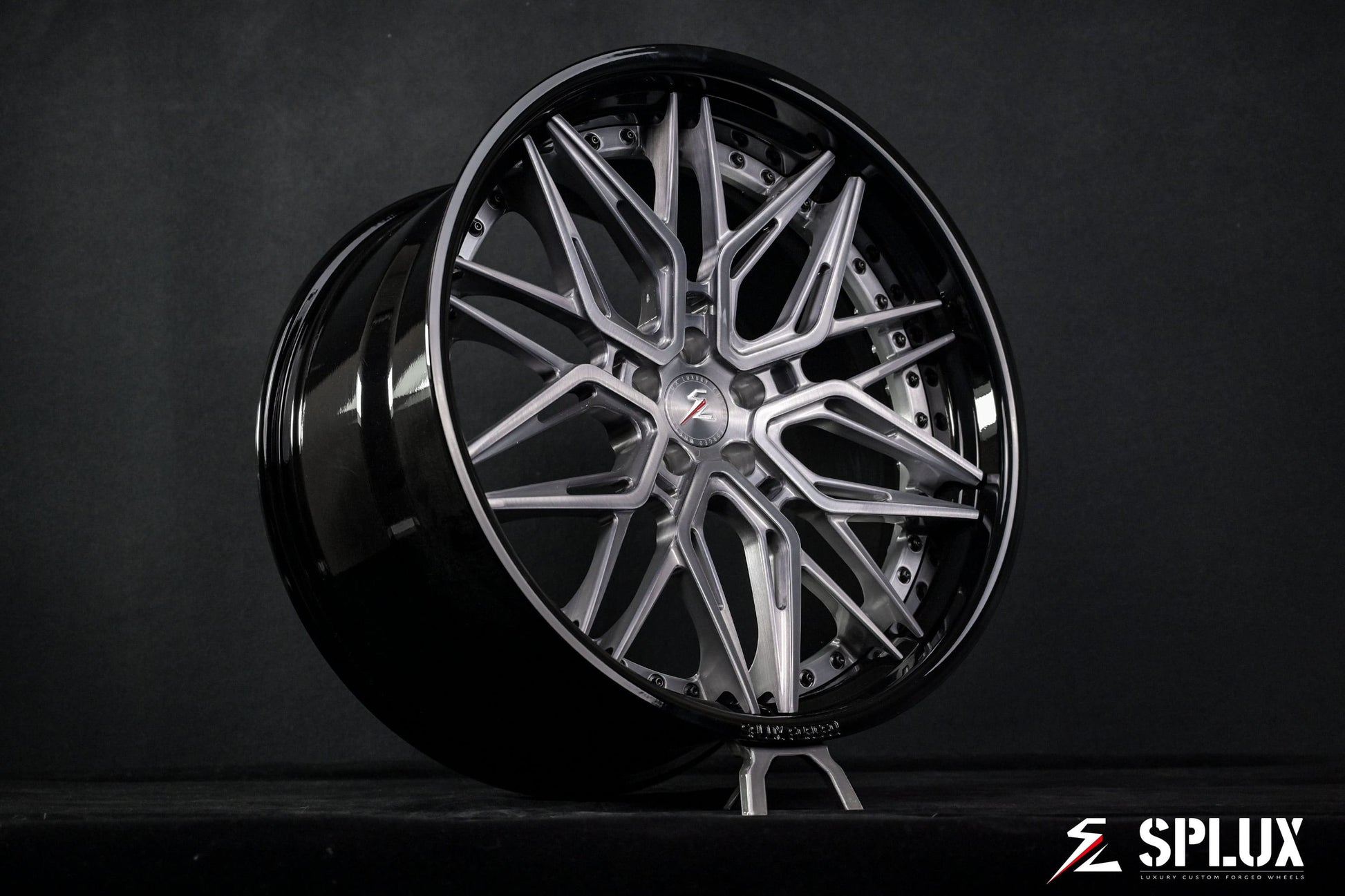 BMW X5 custom forged wheels SD-01 staggered 22 inch fitment side profile