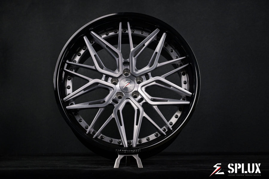 BMW X5 custom forged wheels SD-01 deep dish rear wheel 22x12