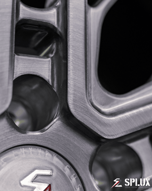 BMW X5 custom forged wheels SD-01 conical seat hardware detail