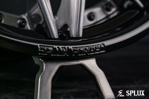 BMW X5 custom forged wheels SD-01 wheel face straight-on shot