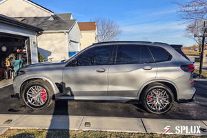 bmw x5 wheels rear three-quarter view with deep-dish SD-01 design