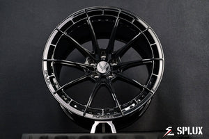 SL-C07 concave forged wheels on Sebring Orange 2025 Corvette Z06 – aftermarket performance upgrade