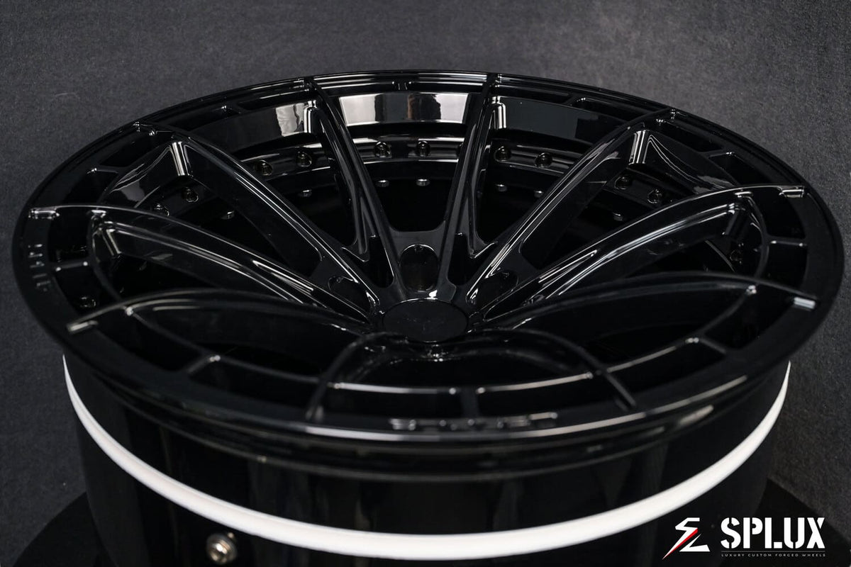 Lightweight forged SL-C07 rims designed for Corvette Z06 performance and style