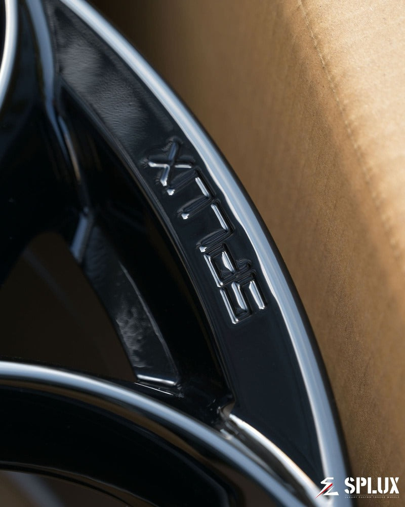 Custom finish SC-07M wheel for Corvette Z51, showcasing concave shape and forged construction.