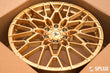 Closeup of SF-10 6-lug 827M-style forged wheel design for custom F150 builds
