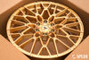 Closeup of SF-10 6-lug 827M-style forged wheel design for custom F150 builds