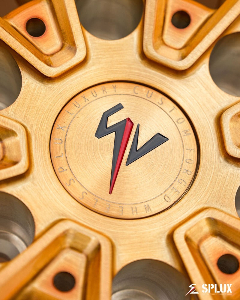 Forged wheel machining and hardware detail, SF-10 22x8.5 for F150 Lightning