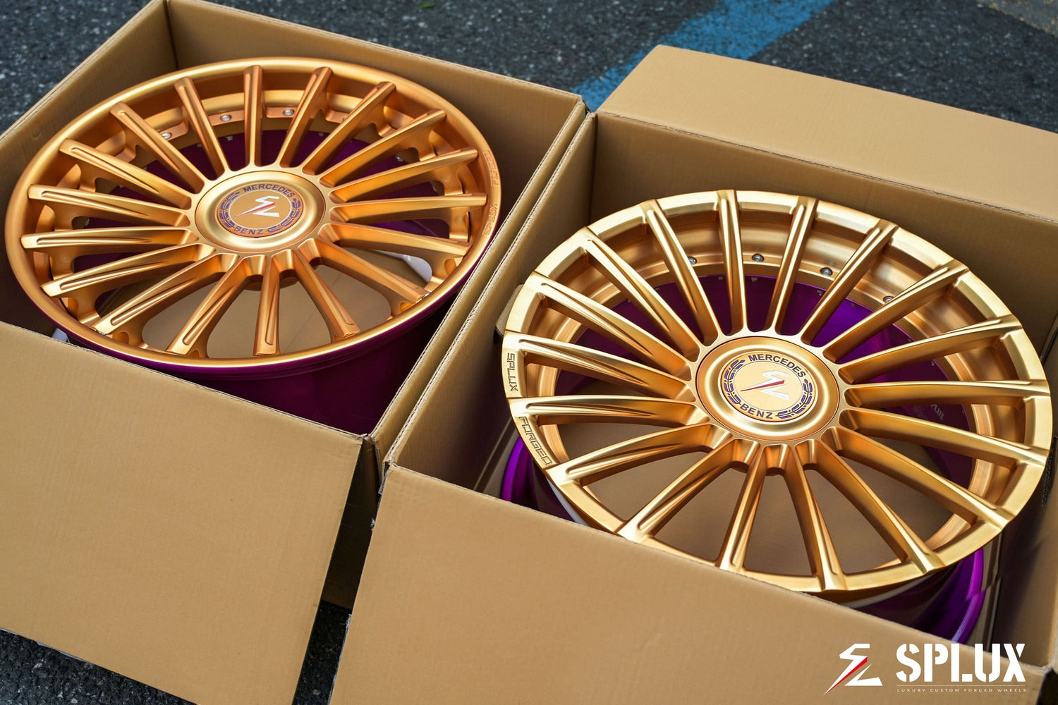 Custom forged SL-C23 rims for 2025 Mercedes GLE 450 AMG