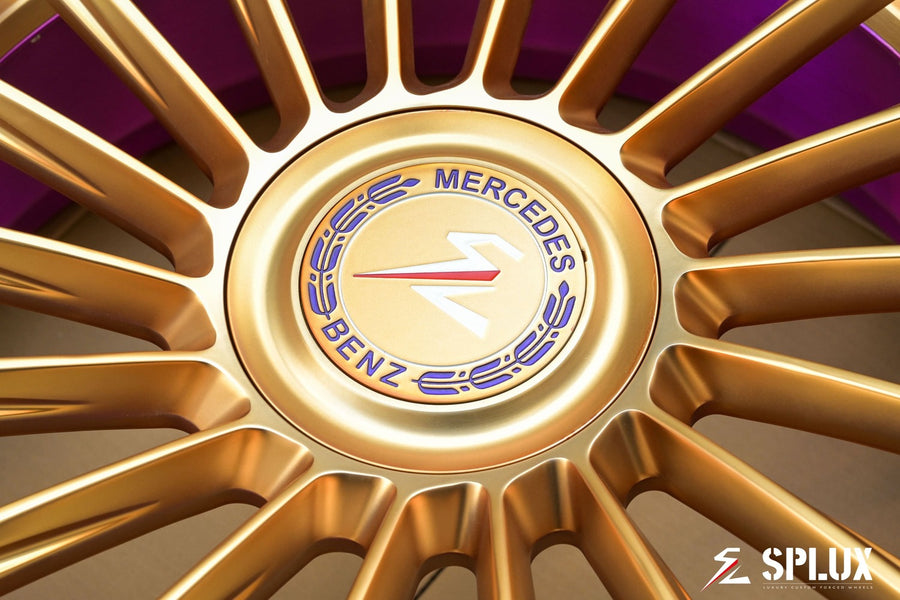 Aftermarket Mercedes wheels SL-C23 forged 2-piece multi spoke design