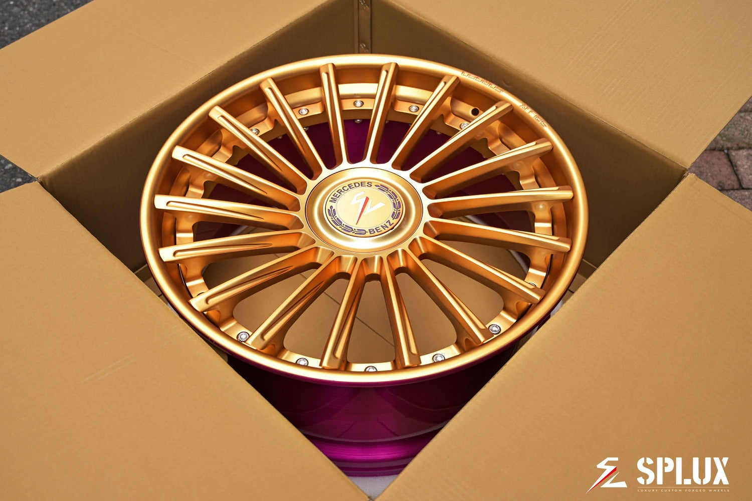 Mercedes forged multi spoke SL-C23 wheel series for luxury SUV