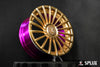 Detail of SL-C23 2-piece forged wheels for Mercedes GLE 450 AMG package