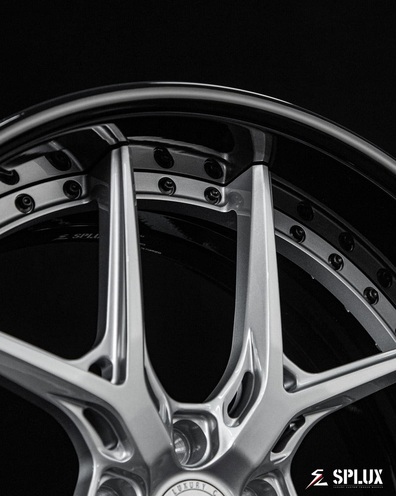 Tesla Model X facelift with XR wide fender kit and SD-02 forged deep dish wheels