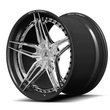 RCF-01 polished carbon fiber forged wheels for Mustang - deep dish custom wheels